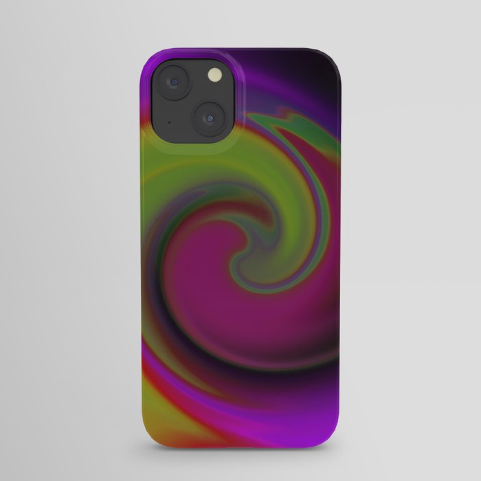 Colorful Twirl 05 iPhone Case