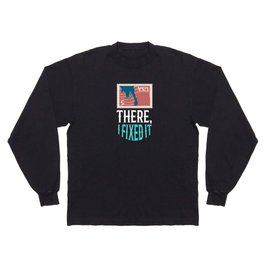 There I Fixed It Stamp Collecting Long Sleeve T-shirt