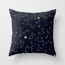 Starry Night IV Throw Pillow