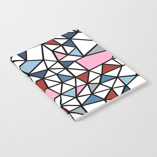 Segment Pink and Blue Notebook