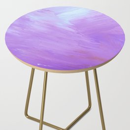 Beautiful Lavender Painting Side Table
