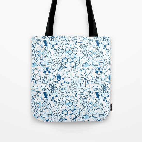 School chemical pattern #2 Tote Bag