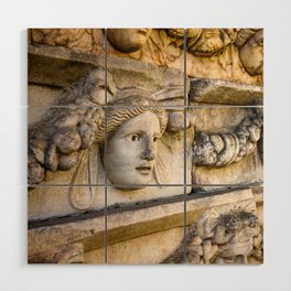 Elevated Friezes Featuring Aphrodite Aphrodisias Wood Wall Art