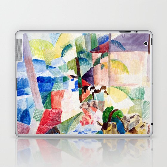 Landscape With Children and Goats Laptop & iPad Skin