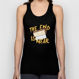 The End Is Near Toilet Paper Toilet Unisex Tank Top