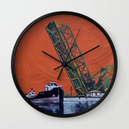 Gauron Jackknife Bridge Wall Clock