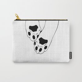 Stretching Cat paws  Carry-All Pouch