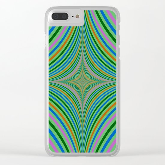 Falling into Infinity Clear iPhone Case