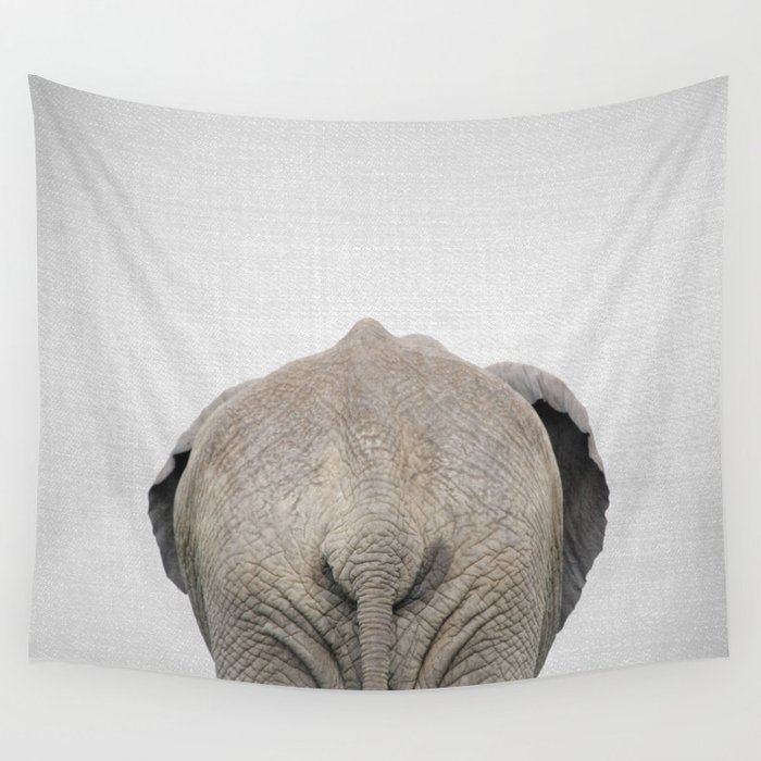 Elephant Tail - Colorful Wall Tapestry