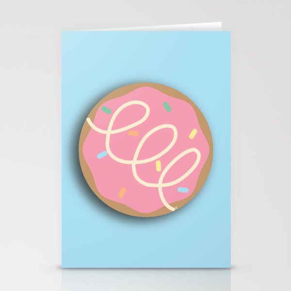 Stylized Donut Stationery Cards