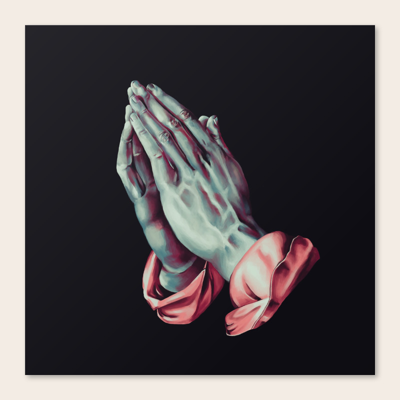 Praying Hands Albrecht Durer Digital Painting Canvas Print By