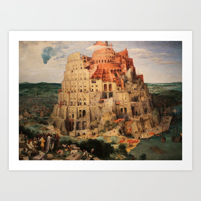 The Tower of Babel by Pieter Bruegel the Elder Art Print