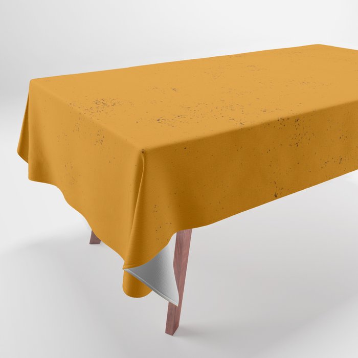 Abstract mustard yellow mid century modern Tablecloth