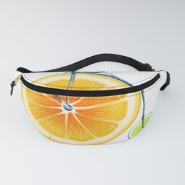 Orange Lime and an Old Bike Fanny Pack