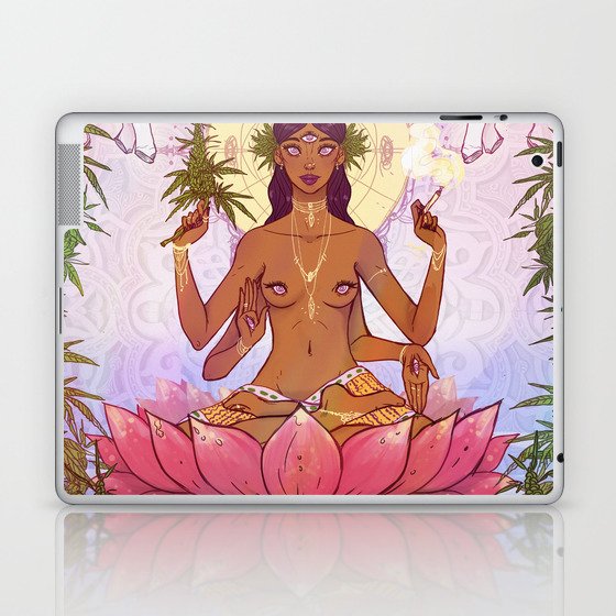 Ganja Goddess Laptop & iPad Skin