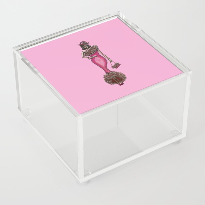 Pretty In Pink Acrylic Box