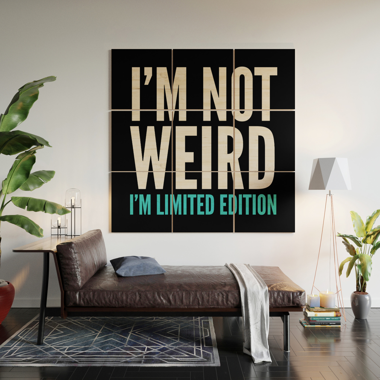 I M Not Weird I M Limited Edition Funny Quote Dark Wood Wall Art By Creativeangel Society6