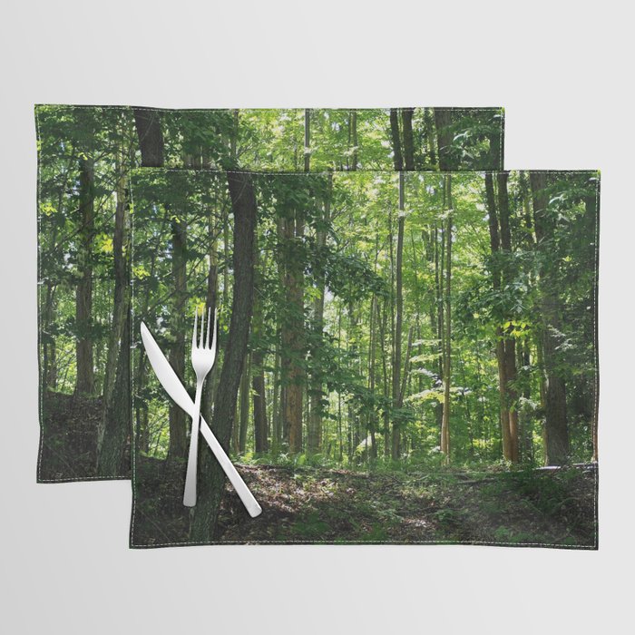 Pine tree woods Placemat