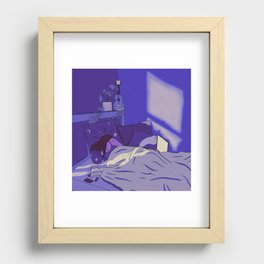 No Sleep Recessed Framed Print