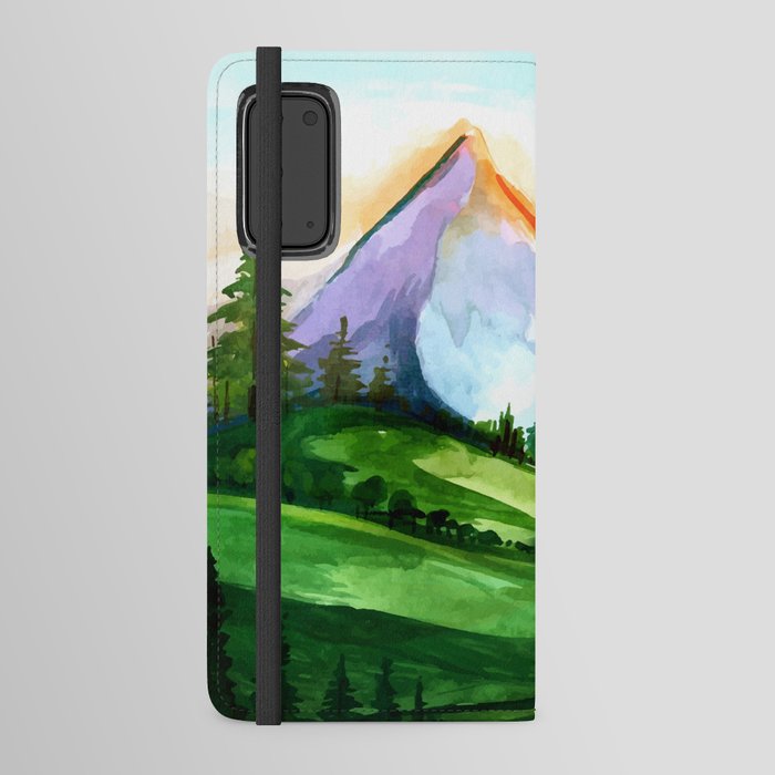 Colorful Landscape 4 Android Wallet Case