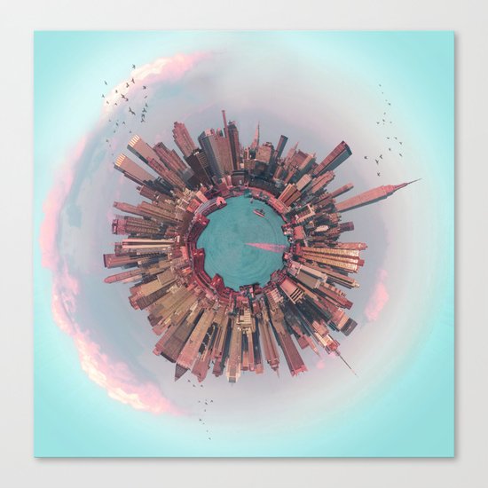 New York City mini world Canvas Print