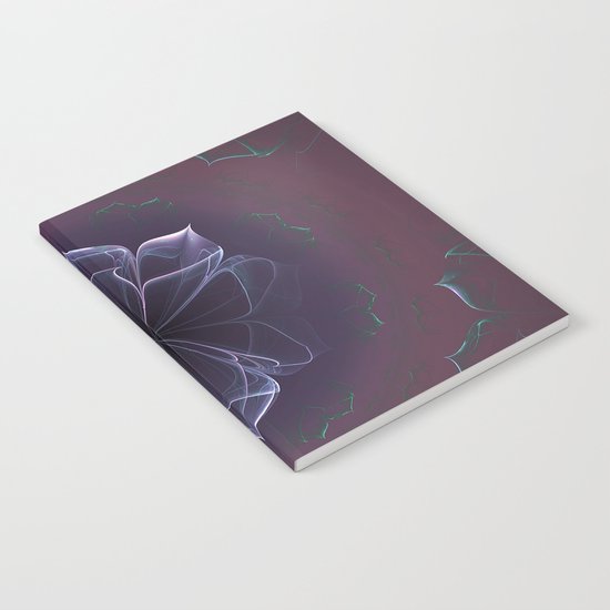 Amethyst Ornate Blossom in Soft Pink Notebook