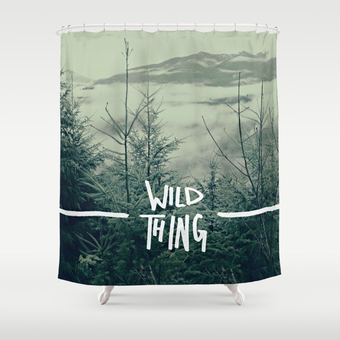 Wild Thing: Skagit Valley, Washington Shower Curtain