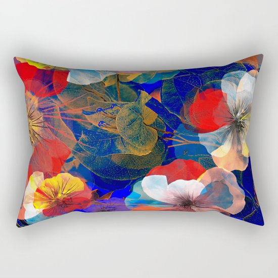 Flower carpet(54). Rectangular Pillow