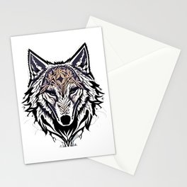 Tribal Wolf Stationery Cards