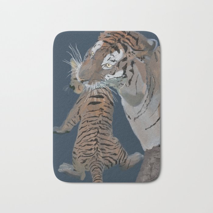 Tiger family Bath Mat