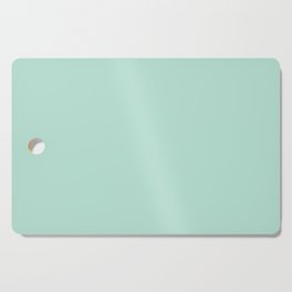 Light Aqua Green Solid Color Pantone Bay 12-5507 TCX Shades of Blue-green Hues Cutting Board