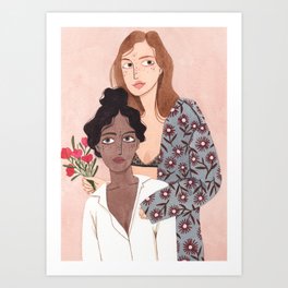 Sisters Art Print