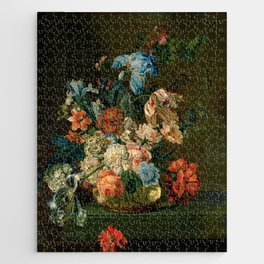 Cornelia van der Mijn "Still Life with Flowers" Jigsaw Puzzle