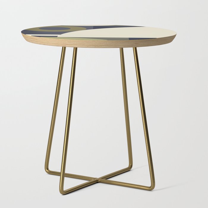 Abstract geometric arch colorblock 3 Side Table