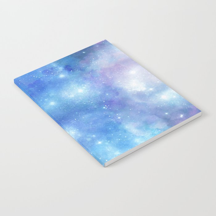 Blue Nebula Painting Notebook