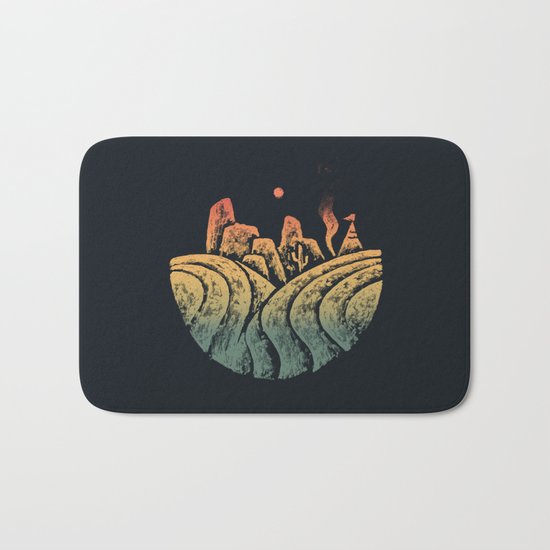 Somewhere i belong Bath Mat