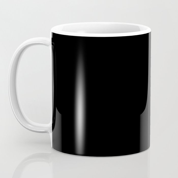 Plain Solid Black Coffee Mug By Cradoxcreative Society6 Plain Solid Black Coffee Mug