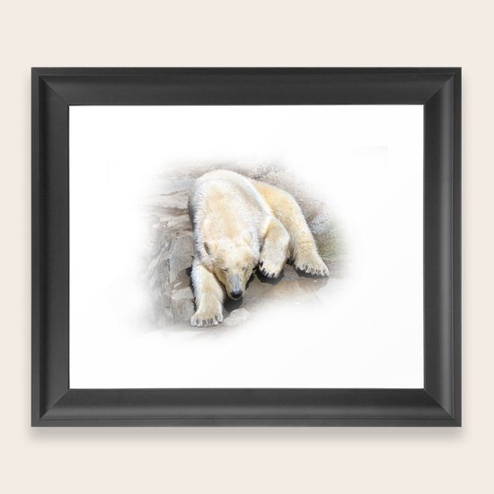 Polar Bear Framed Art Print