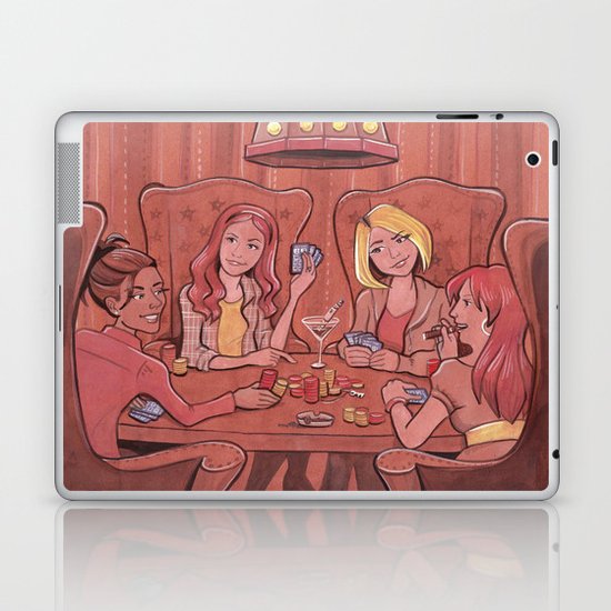 Doctor Who Companion Poker Night Laptop & iPad Skin