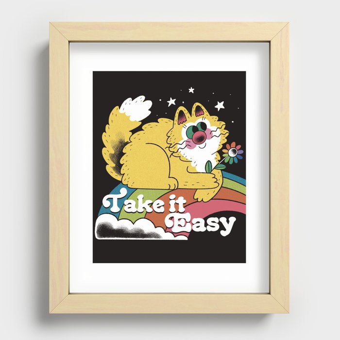 Take it Easy Recessed Framed Print