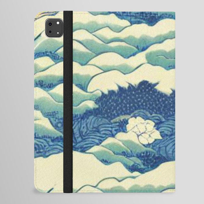 Japanese Ocean iPad Folio Case