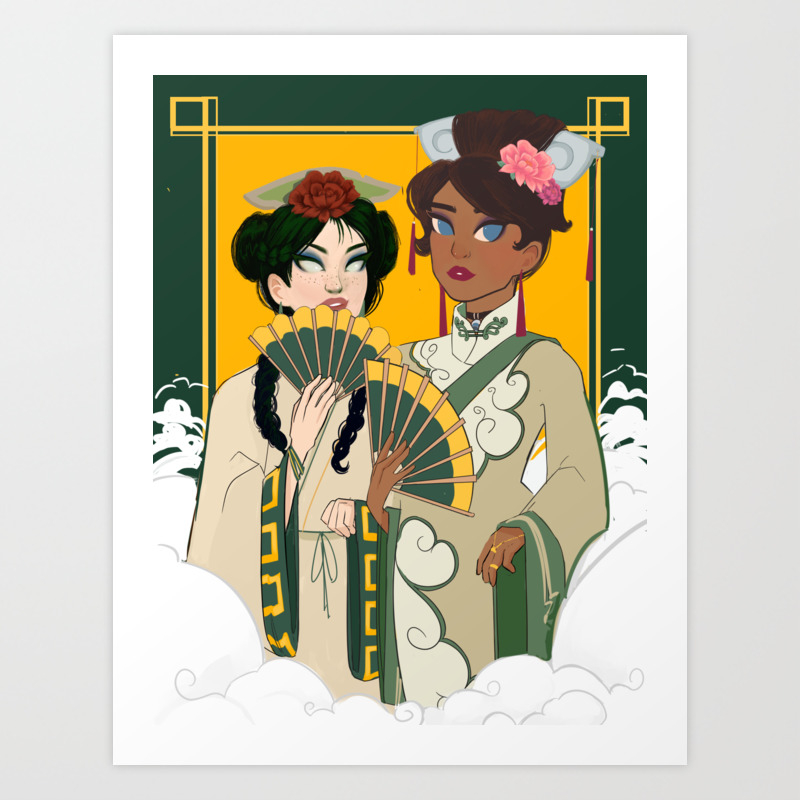 The Girls Of Ba Sing Se Art Print By Mistyspecs Society6 Ba sing se song animatic (daniel j mertzlufft). the girls of ba sing se art print by mistyspecs