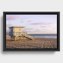 Manhattan Beach Framed Canvas