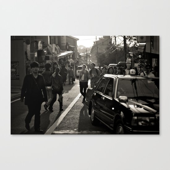 Streets of Kiyomizu Temple, Kyoto Canvas Print