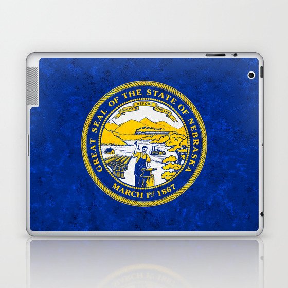State Flag of Nebraska Laptop & iPad Skin