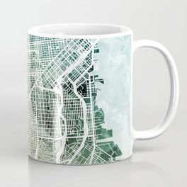 San Francisco City Street Map Coffee Mug