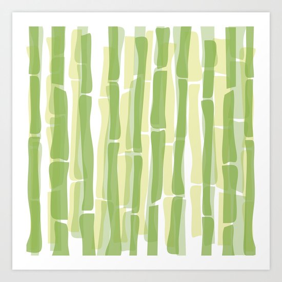 Bamboo Art Print