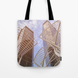 Calgary Tree Structures Tote Bag