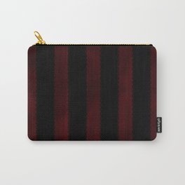 Gothic Stripes III Carry-All Pouch | Victorian, Dark Art, Digital, Winter, Red, Grunge, Stripes, Emo, Goth, November 
