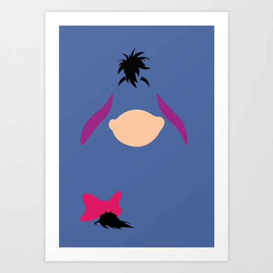 Winnie the Pooh - Eeyore Art Print